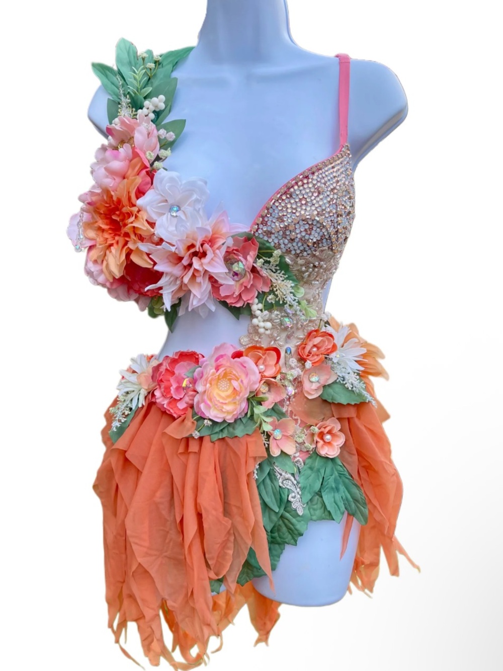 Fairy costume skirt monokini - Picture 2 of 9